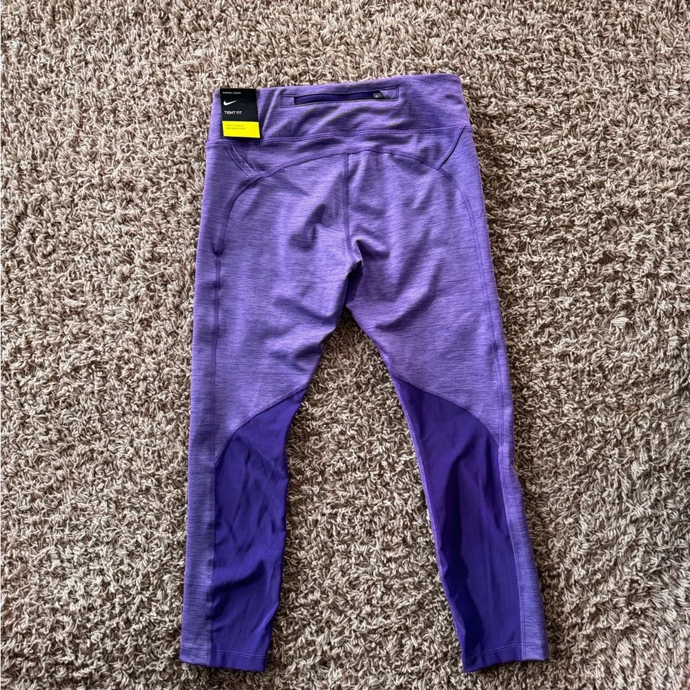 BRAND NEW Woman’s Nike dri-fit crop length running leggings - Picture 5 of 8